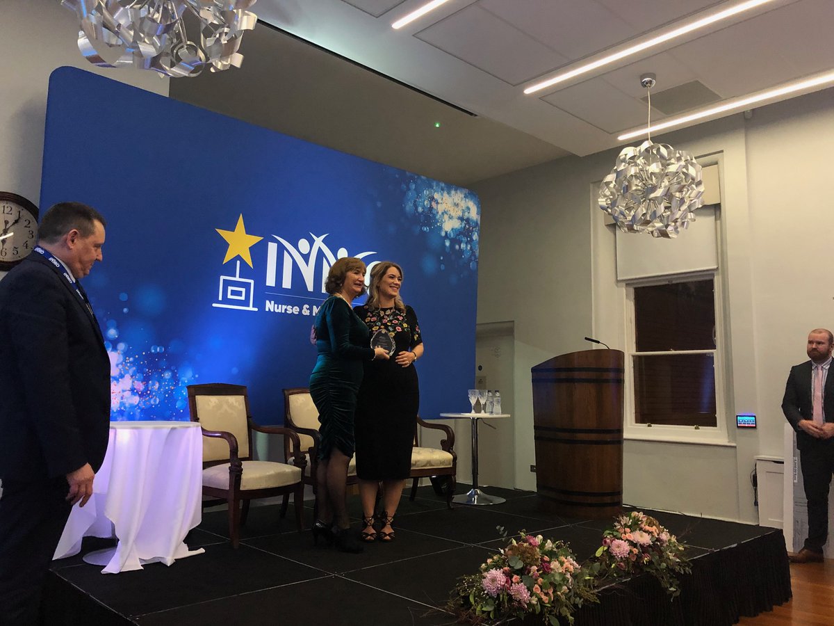 chiefnurseIRE's tweet photo. Congratulations Clare kennedy INMO Midwife of the year 2019 Clare is an AMP working in Kilkenny winning the award for for her outstanding work in developing the integrated community midwifery service. https://t.co/7lgOYkXxLl