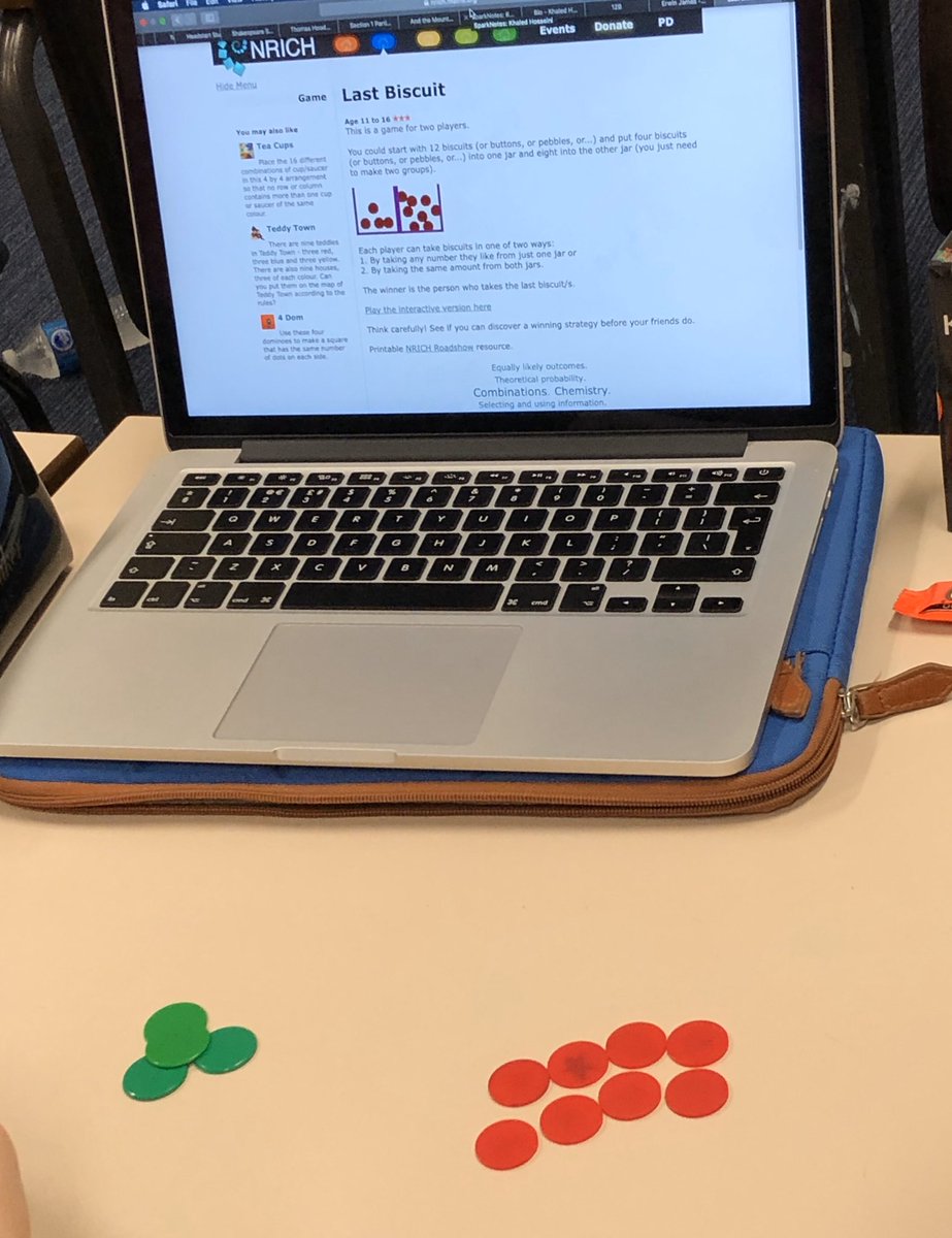 RMSmaths's tweet photo. Then we thought about @nrichmaths Last Biscuit. Found several positions which secured victory. @RMSmaths enjoyed the debate, conjecture and reasoning. Working with these students an absolute treat. #ReflectOn https://t.co/JCPqEuInp3