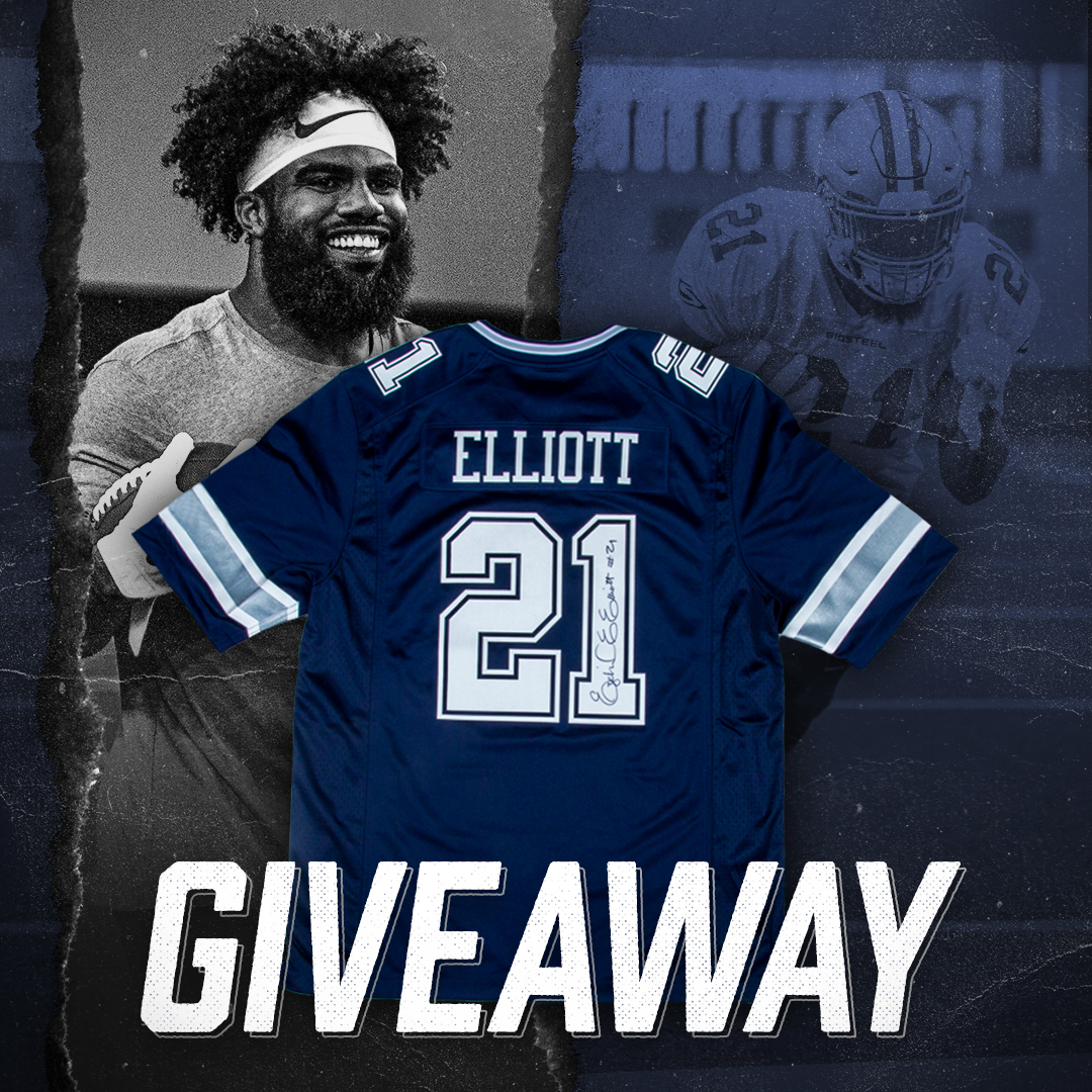 🇺🇸Special Giveaway! If #TeamBioSteel’s @ezekielelliott gets a touchdown in today’s game, we’ll giveaway 1 Zeke signed jersey! To enter: RT this post &amp; follow <a href="/BioSteelSports/">BioSteel</a>. Winner will be randomly selected &amp; contacted privately ONLY if Zeke gets a touchdown. Good luck!