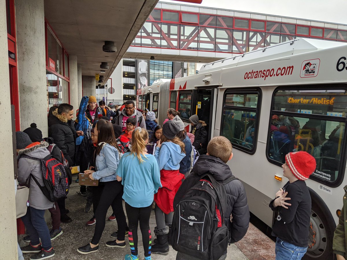 ldhmrlind's tweet photo. 130 grade sixes, 22 grade twelve leaders, 21 parent volunteers, 6 teachers, 1 chartered @OC_Transpo bus (2 return trips to @BayshoreOttawa).. and LOTS of gifts purchased for the residents of @Revera_Inc Barrhaven! 🎅🤶 https://t.co/4Rni5qepzf
