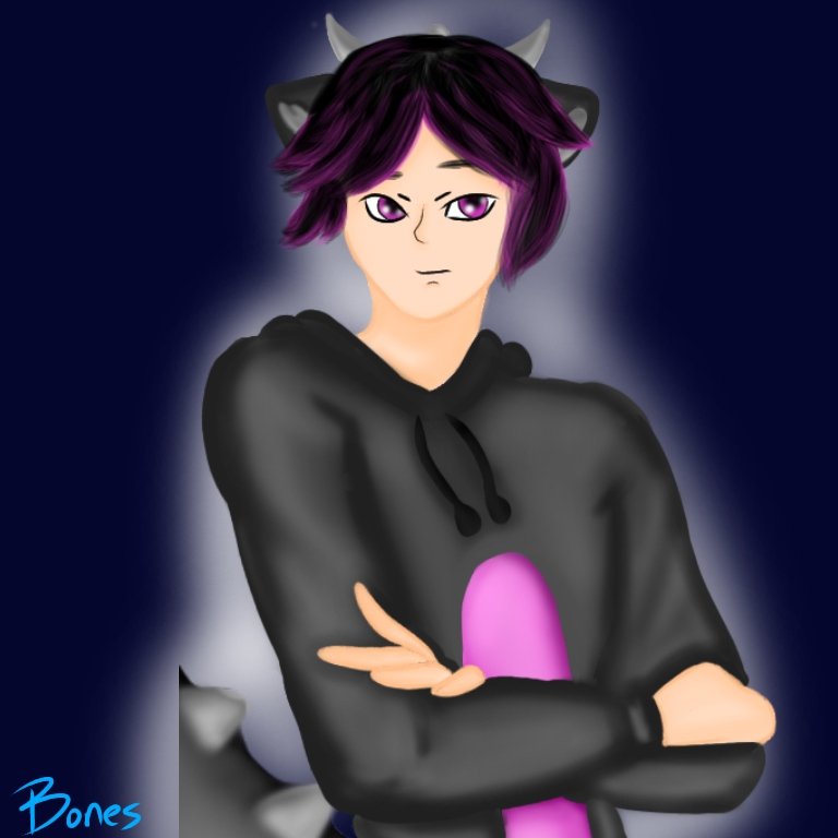 BoneGuz's tweet photo. Intente dibujar a Francisco 💜✨ https://t.co/i8rNSX00Zx