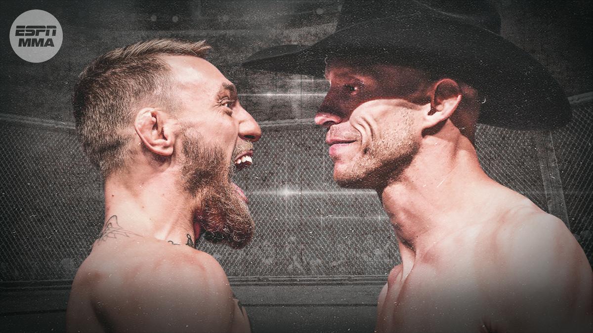 The Notorious vs. Cowboy! Conor McGregor returns to the UFC Octagon on Jan. 18 in Las Vegas to fight Donald Cerrone, @danawhite told @bokamotoESPN.