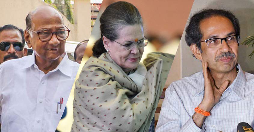 Sonia's insistence in her CMP was Farmer's loan waivers (the easiest way to scam, like they did in Karnataka and MP) and stop Modi's dream project of Bullet train. Besides, Fadnavis took all the case files on Sharad and Ajit Pawar, the Bohra Commission Report and other cases.