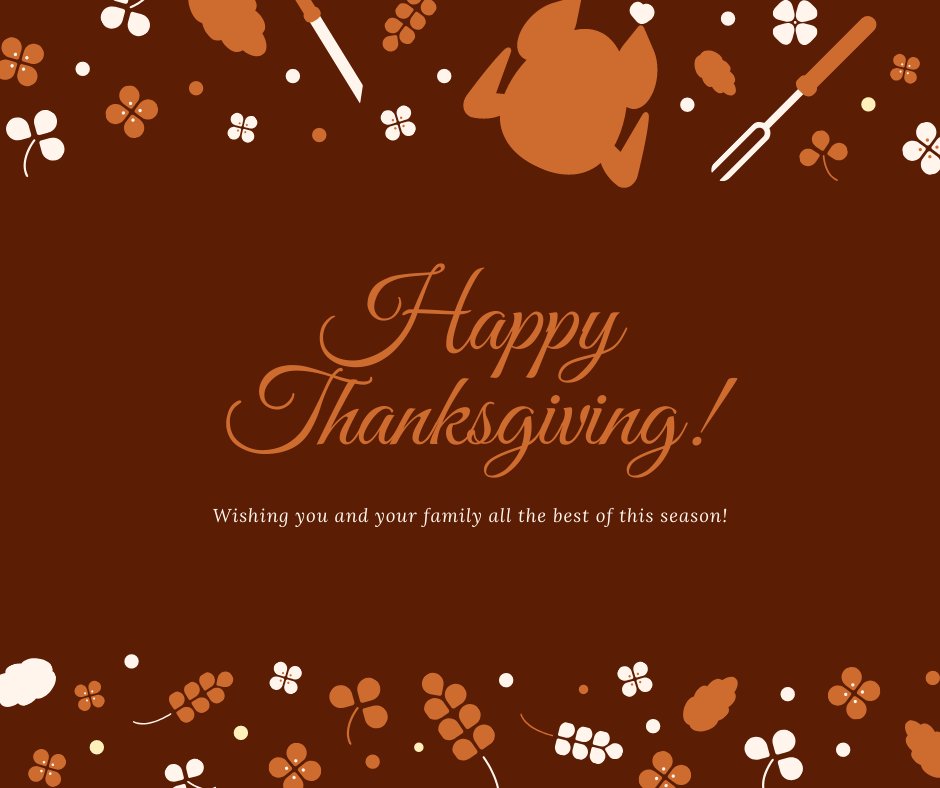 Happy Thanksgiving from all of us at GO!