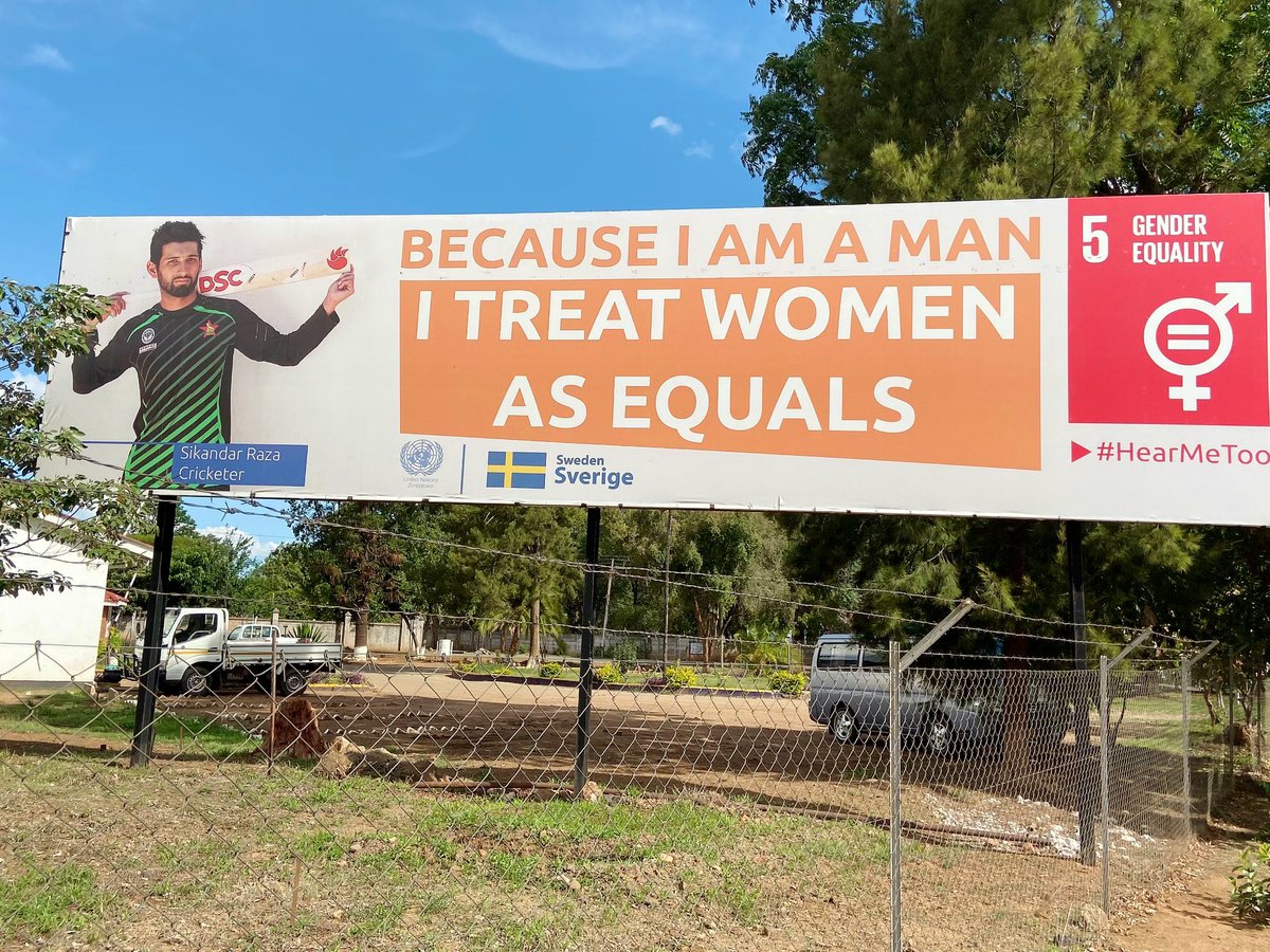 SwedeninZW's tweet photo. DAY 4: 
#Masculinity can be expressed in many ways. We are proud to work with great men like @SRazaB24 - in our efforts to combat gender-based violence.
#BecauseImAMan #endGBV 

#OrangeTheWorld  #16Days https://t.co/5zNh8S81tE