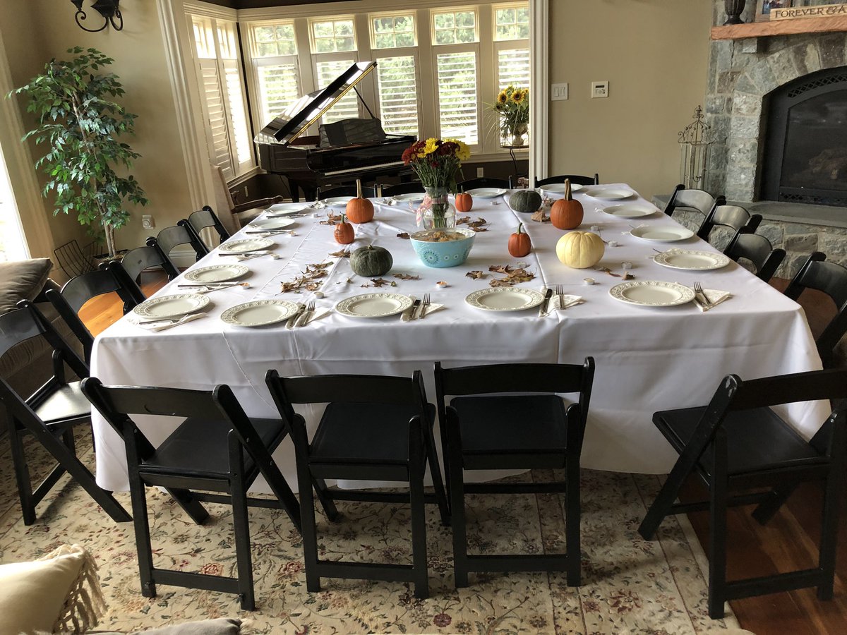 tom_keehn's tweet image. The table is set. We have a lot to be thankful for! Happy Thanksgiving!!
