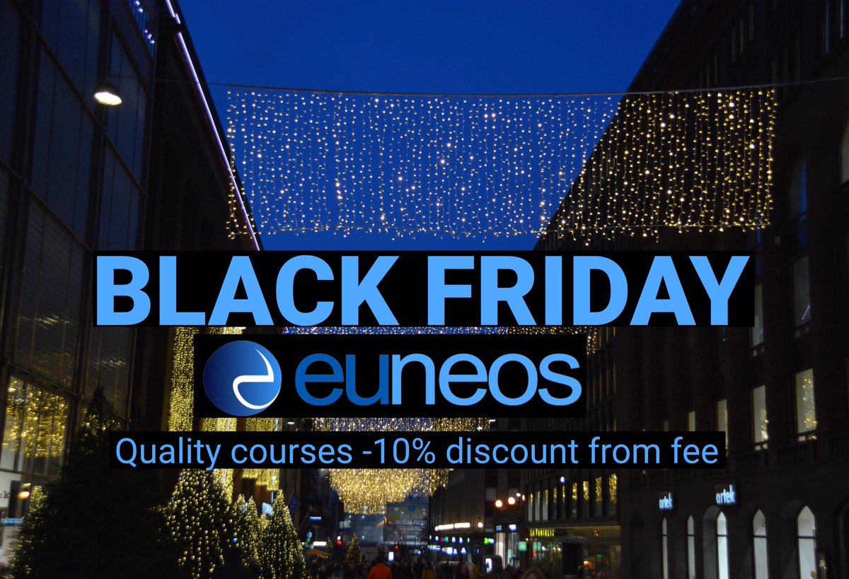 Black Friday offer of Erasmus+ courses, more in euneoscoursetool.eu/black-friday. Support materials to the schools writing applications for Erasmus+ Call 2020 in the same URL. Each of 15 docs has 16-22 pages, written by experts.