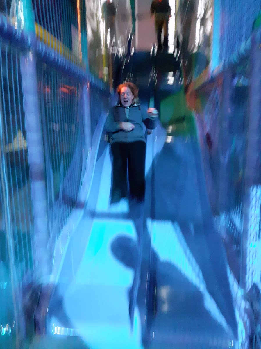 Here is the proof (thanks to <a href="/_michelle_wb/">Michelle Webb</a> ) that I enjoyed the slide <a href="/EdenSoftPlay/">Eden SoftPlay</a> 😂🙈#curatelife #exhilaration #fun