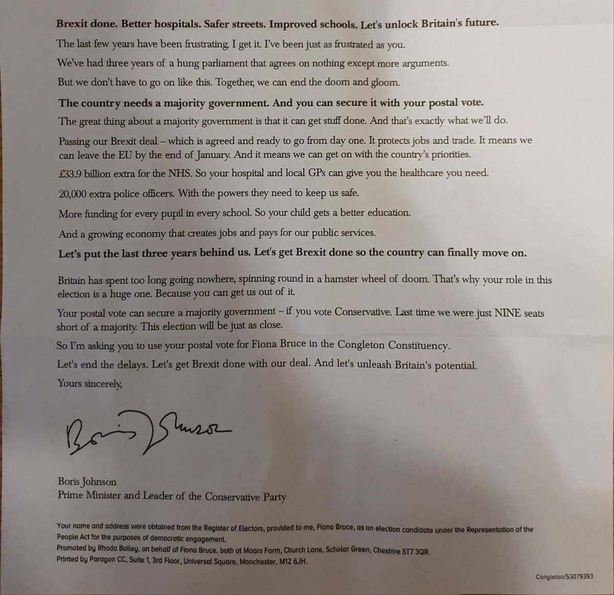 Lucy_Firth's tweet photo. Not what I was expecting to come with my postal vote... https://t.co/K4moHbV034