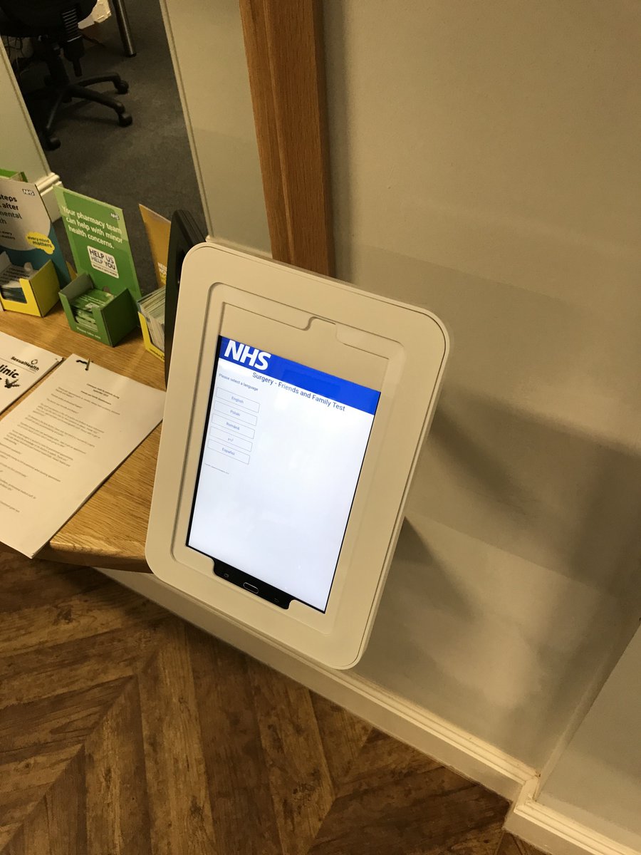 Jeppstones_'s tweet photo. Today we were installing our #FriendsAndFamilyTest device at a GP surgery. 

Our #FFT app is a joint venture with our partners at @DataBotics. 

Contact us to find out more about this #MobileApp for the #NHS https://t.co/CPyzt2Bv05