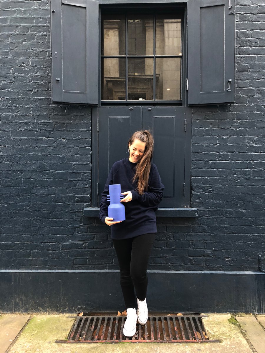 Cuemars's tweet photo. Handmade in France, the collection “The Grand Bleu” is composed of monochromatic ceramics created by maker @bylaura. 
#ceramic #blueceramic #handmadeceramic #bluevase #cuemars #eastlondon #independentstore #buylessbuybetter #blue #bleu #shoreditch #bricklane https://t.co/zrz4hoDVIe