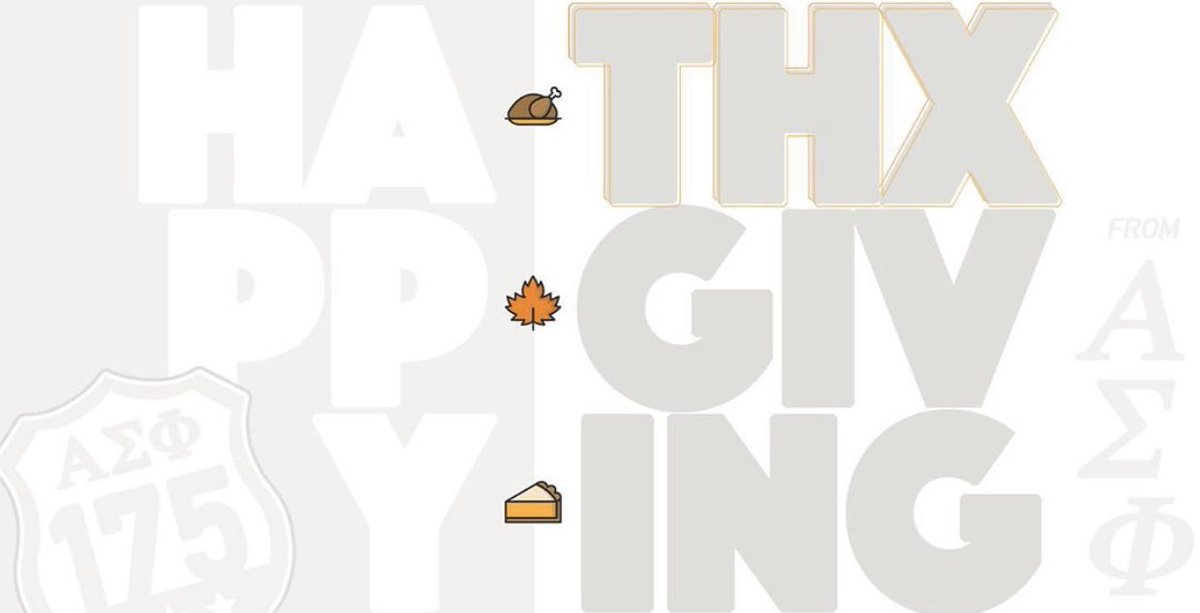 AlphaSigs_EU's tweet image. Happy Thanksgiving from the Brothers of ΑΣΦ here at Elmhurst College!