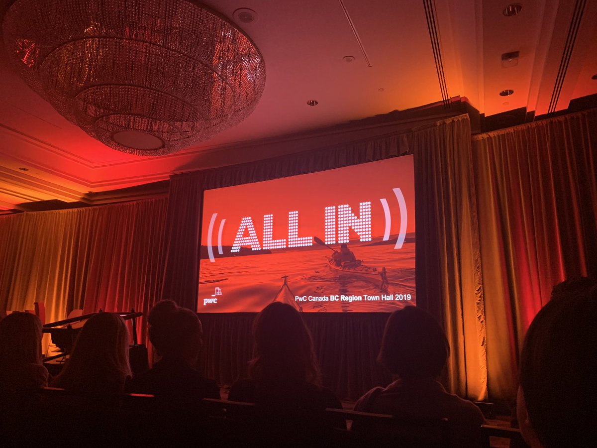 jessicamacht's tweet photo. Incredible energy as our #townhall kicks off and we are #PwCAllin @PwC_Canada https://t.co/R0SYB8W6BV