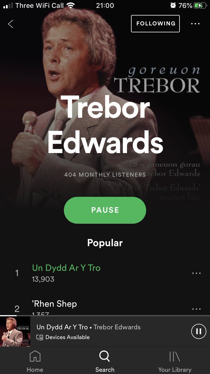 Just listening to welsh songs that my granddad used to love whilst laying in bed getting sad! 😭😭#JohnAcAlun #TreborEdwards #chwarelwr