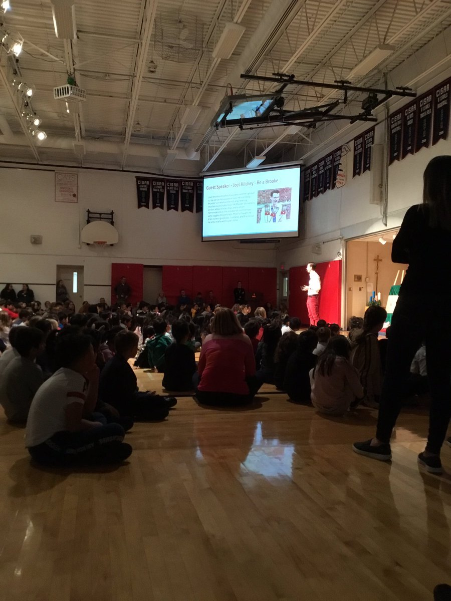 HTS_MsDAprile's tweet photo. Today was all about the power of positivity and empathy for #StudentLifeDay . Thank you to Susan and Veronika for teaching us about the Phillipines Clothing Drive at HTS and helping us write letters to the children that will be receiving these donations. @HTSRichmondHill https://t.co/2PHWwPeMnV