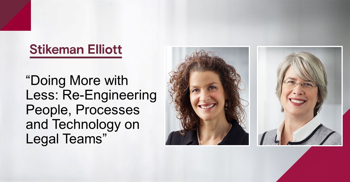 StikemanElliott's tweet photo. #LegalTech: Our Toronto office recently hosted a roundtable discussion led by Anne Ristic, Co-Managing Partner, and @AndreaAlliston, Partner, KM &amp; Innovation, where attendees discussed how changes to people, process, and technology can increase a legal team’s business efficiency. https://t.co/62H9Q4G5c4