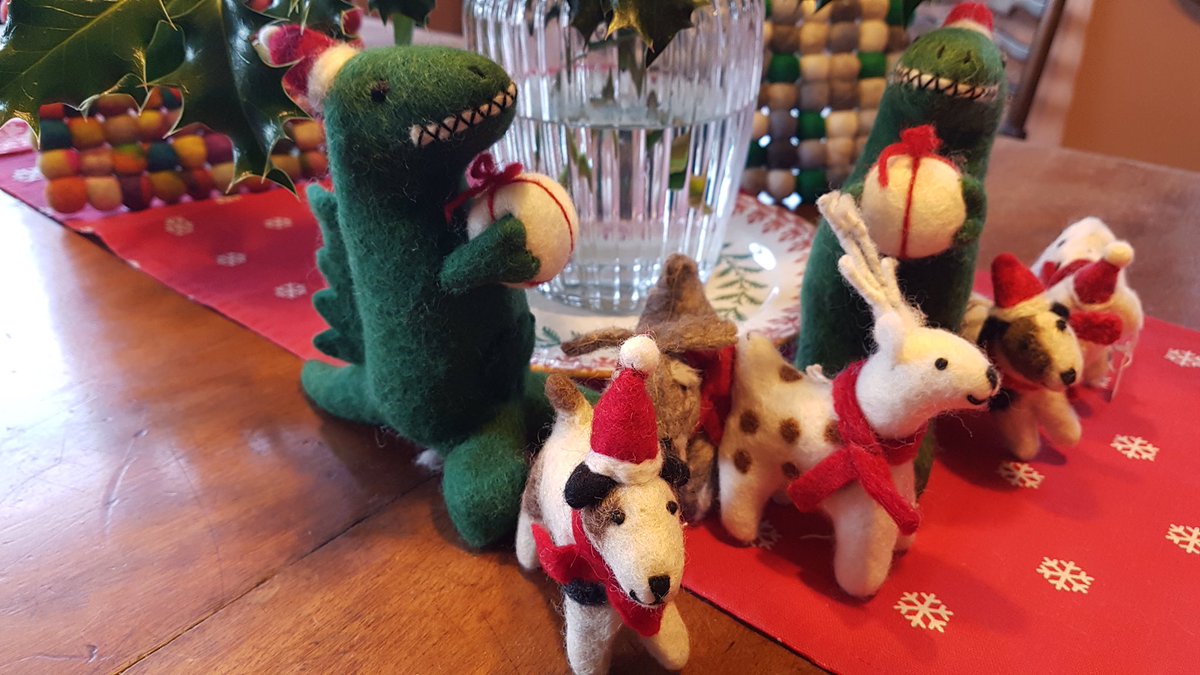 tivcraftfair's tweet photo. Love these felt pieces all ready for the Annual Christmas market in two days time at the Tiverton Pannier market open at 10 https://t.co/YUANyWJNVD