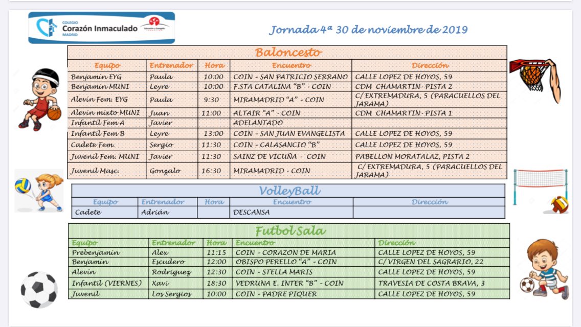 ExtraCoinlares's tweet photo. Jornada antes del puente y con mucho frío pero con muchas ganas de disfrutar y competir. Muchos partidos en casa. https://t.co/86K2a7kqnh