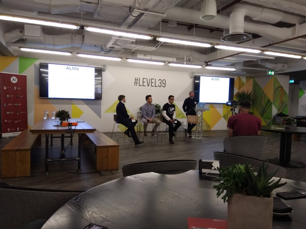 "Intra-day liquidity is the future" Wise words from Jamie Paris, Chair of@ukalmaltd at this evening's event on 'How Tech transforms #treasury and #ALM', hosted by@CFTE_Edu <a href="/Level39CW/">Level39</a>