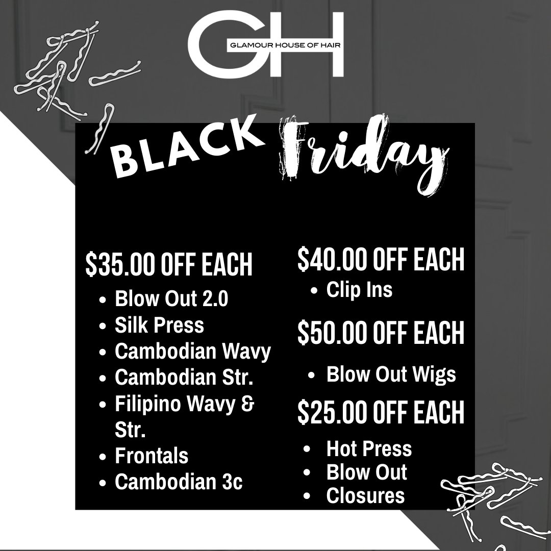 GlamourHouseOf's tweet photo. OUR BIGGEST BLACK FRIDAY TO DATE!  https://t.co/I0UGQISx6j https://t.co/ZbxrIN5fwG