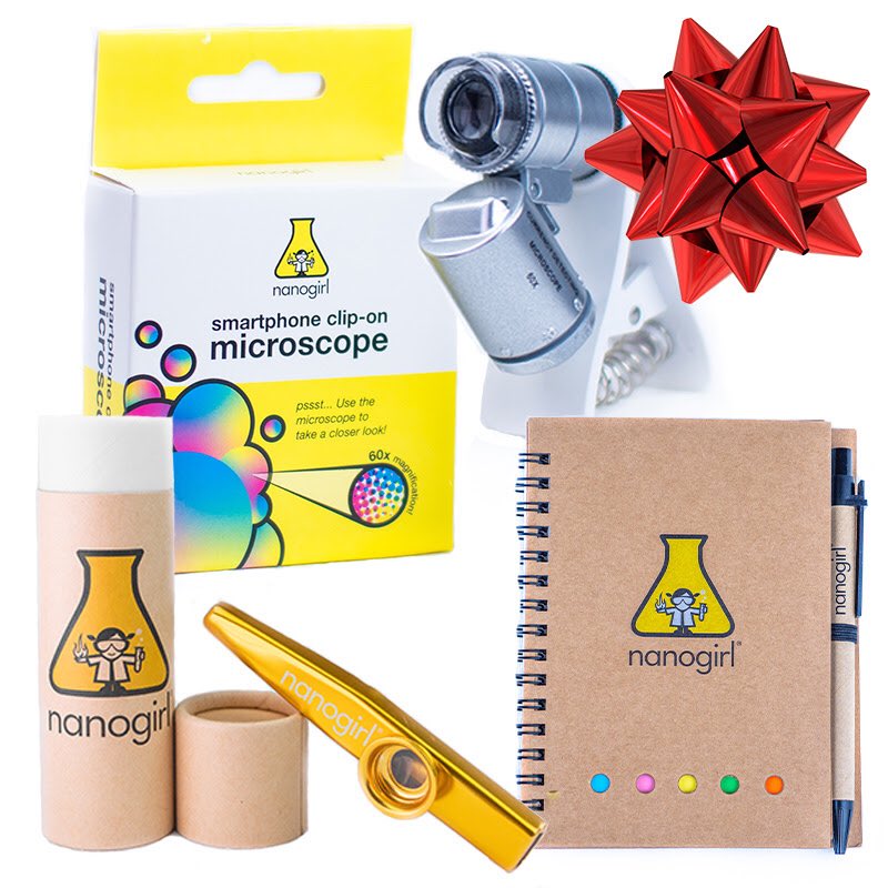 As my inbox is slammed with #blackfriday sales - we instead are launching our “Presents with Purpose”  where you can help us to invest in those who might not have access to #STEM education by choosing @NanogirlLive gifts for your own kids #socialenterprise
nanogirl-labs.myshopify.com