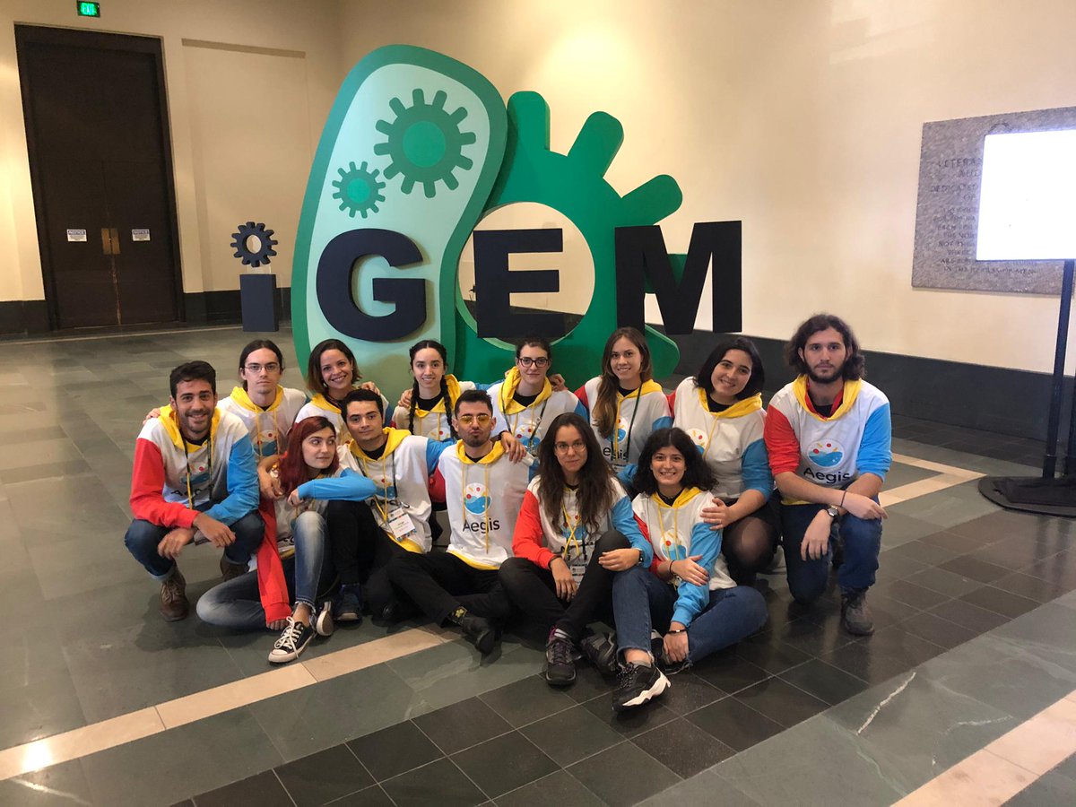 guiferrod's tweet photo. Proud of Madrid iGEM Team, we won the silver medal again! 

We presented succesfully the project "AEGIS" consists in the creation of Aptasensors for developing countries, in the Giant Jamboree 2019, a massive conference organised every year by #MIT , in Boston. https://t.co/WySCJW3SRx