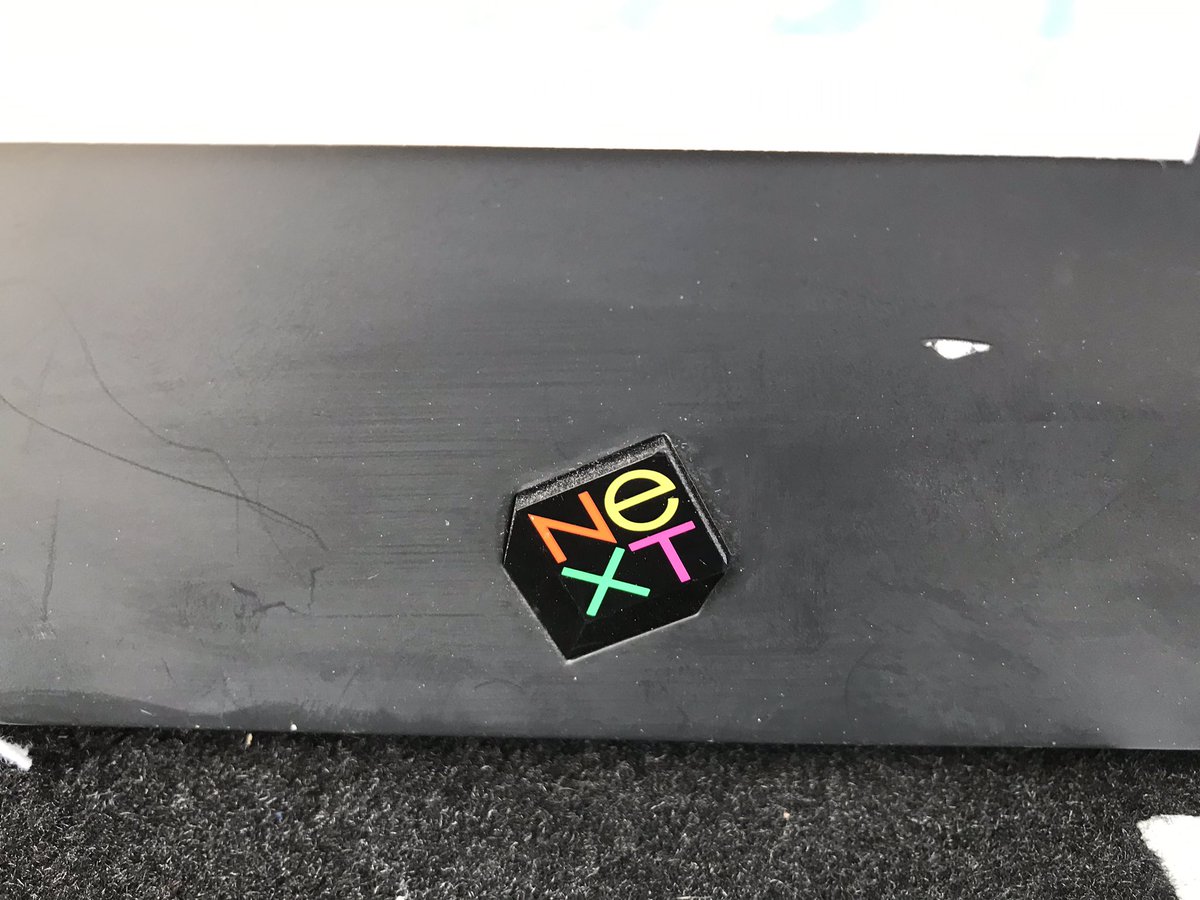 syncpak's tweet image. Sometimes you get a surplus sale find that is golden. #nextcube #vintagecomputer #apple