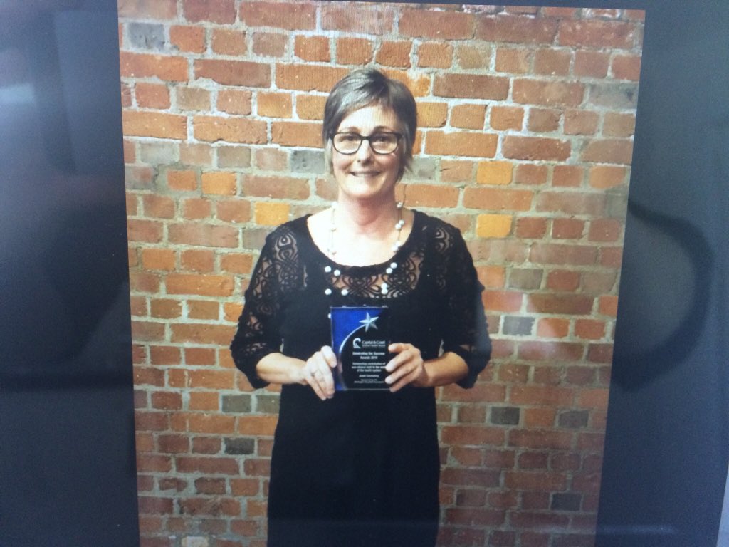 TuOraCompass's tweet photo. Great to see the @HCHcollab strengthened workforce supported at the @CCDHB quality awards last night with Janet Comeskey PC practice assistant winning outstanding contribution for non-clinical staff award. Kelburn Northland Medical Centre. @HCH_NZ @HelenPParker @mabli_jones https://t.co/BfVVsexA2V