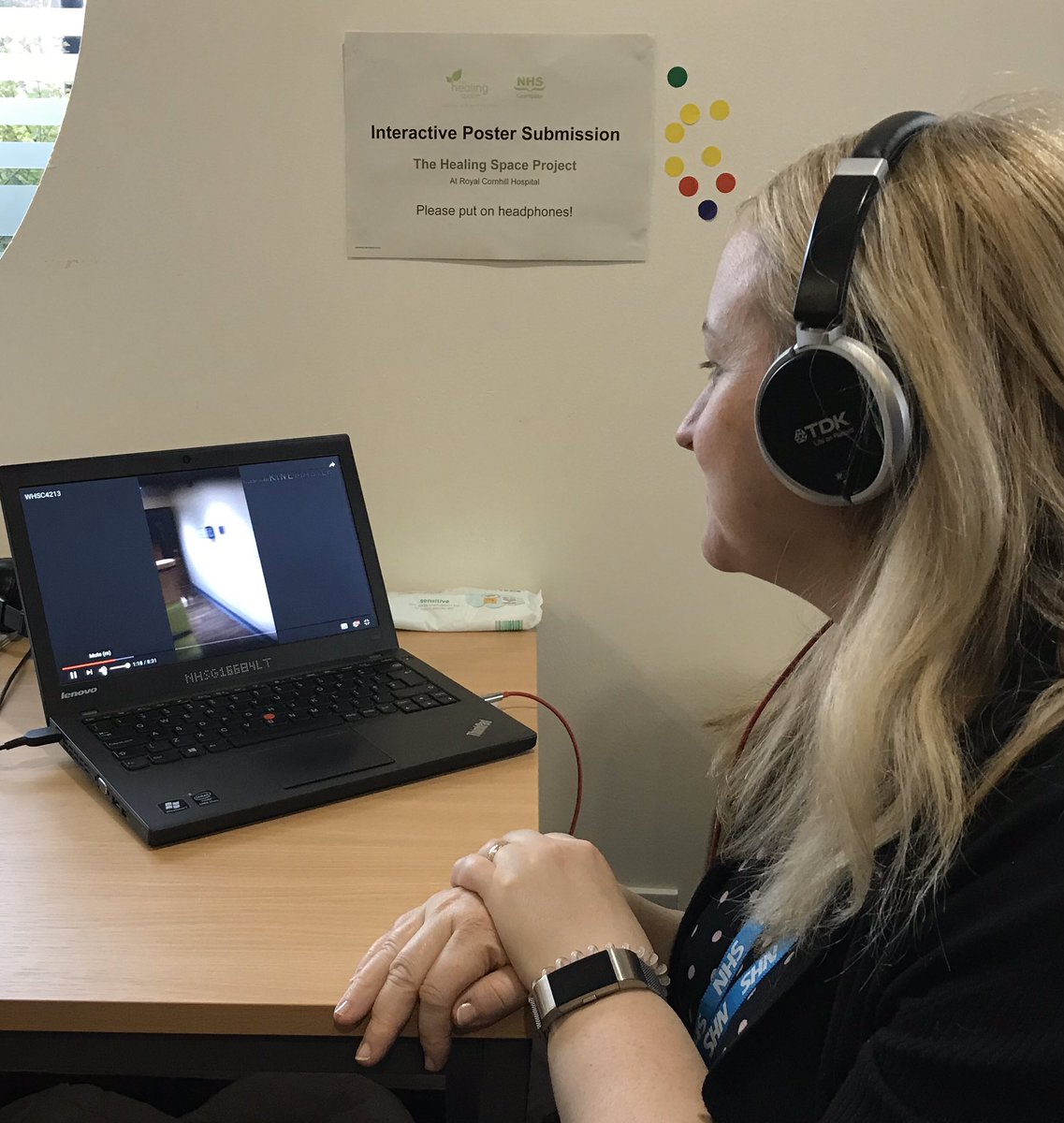 LizzyAHP's tweet image. Great idea to have an interactive poster to explain the ligature reduction work going on in @NHSGrampian @TheHealingSpac3 @NHSGinvolve #innovation #qualitygrampian