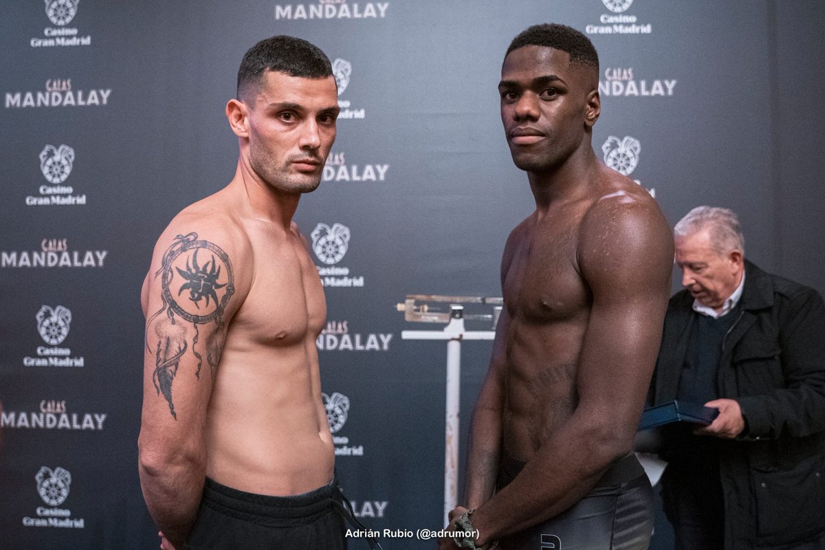 KOBoxing2016's tweet image. ¡Mañana es el día! Ya está todo preparado, no hay duda de que será una gran noche...

¡Todos con Eusebio Martins!

- Eusebio Martins: 76’200 kgs
- Damian Biacho: 75’900 kgs

#Boxeo #KOBoxing #Evolution #EusebioHuracánMartins #NacionalSuperMedio