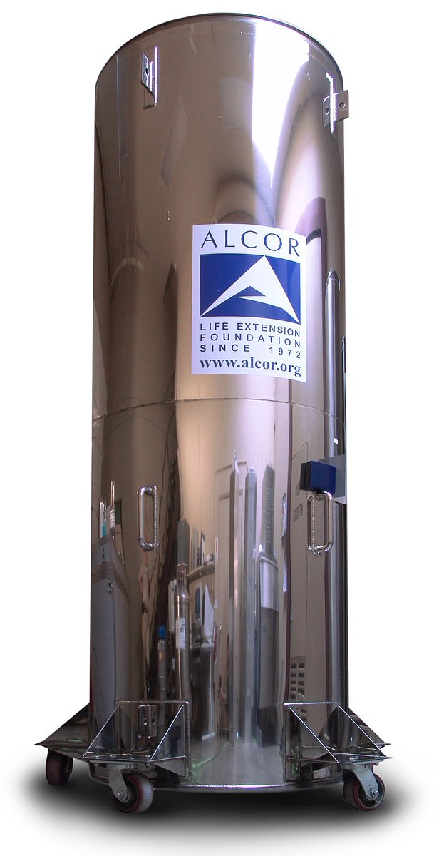 29) In 2011, transhumanist Max More became CEO of the Alcor Life Extension Foundation, a Scottsdale, Arizona nonprofit that researches and performs cryonics — the preservation of human beings in liquid nitrogen after death — with the aim of restoring them back to life eventually.