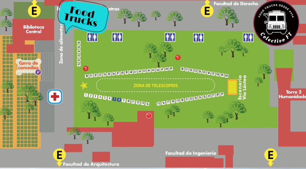 ¿Listos para darse una vuelta a las estrellas?
¡Nos vemos este sábado 30 de Noviembre en las Islas de C.U. en la "Noche de las Estrellas 2019"! <a href="/NocheEstrellas/">Noche de Estrellas</a>
Área de Food Trucks con 10 menús diferentes. 
#Colectivoft #foodtrucks #foodporn #NochedelasEstrellas #UNAM