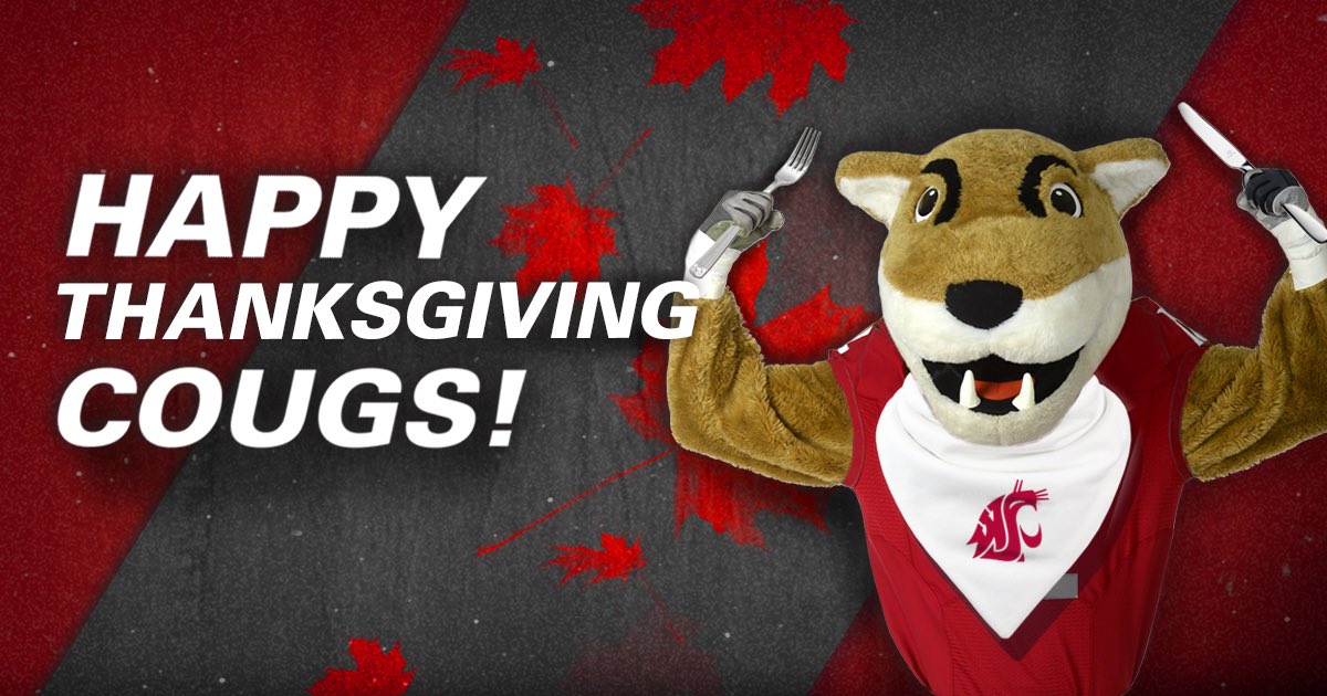 Happy Thanksgiving Cougs! We’re thankful for YOU! 🦃🍴🍁

#GoCougs | #Happythanksgiving2019