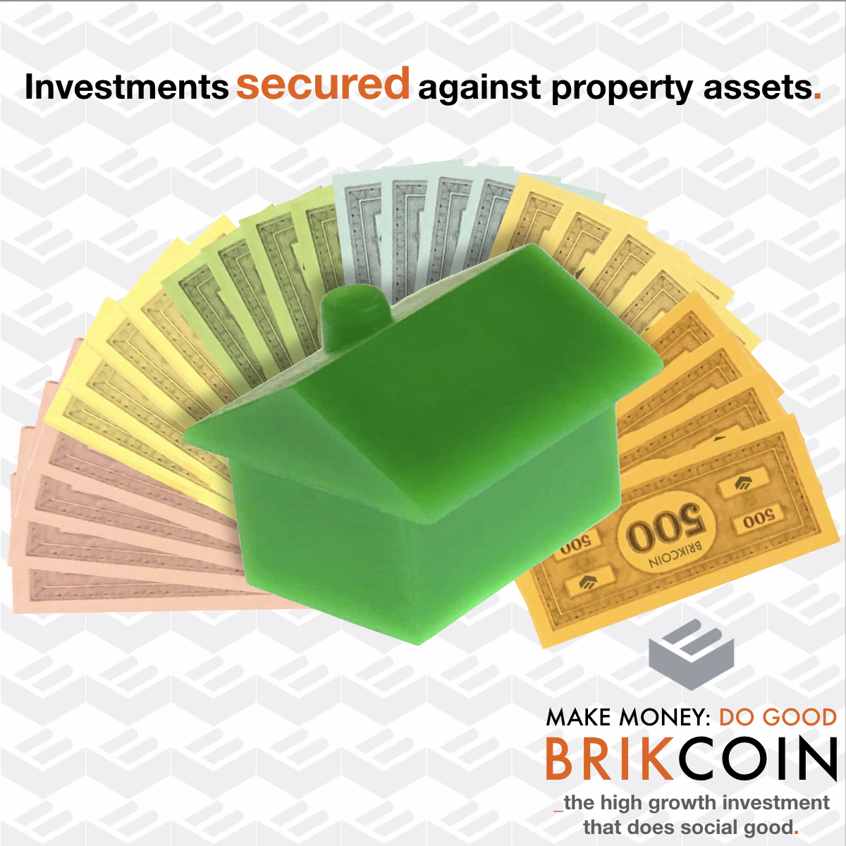 BRIKCOIN's tweet photo. For first-time investors the idea of risking money in intangible shares can be daunting. That's why people are turning to BRIKCOIN... a guaranteed 10% return on investment per annum &amp; BRIKs secured against real property assets. Visit https://t.co/QeYRiE6JCn 
#SmartInvestments https://t.co/Ct3zKmrExs