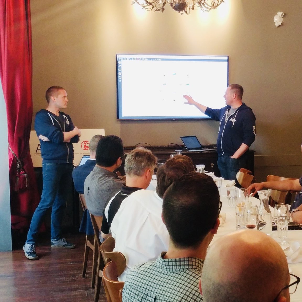 ArctiqTeam's tweet image. #tbt to the Self-Healing Networks event we ran in May 2018 at Zambri’s with ⁦⁦@RedHat⁩ and ⁦@F5Networks⁩. We’re back tonight for our #Openshift4 event! Let the countdown begin.