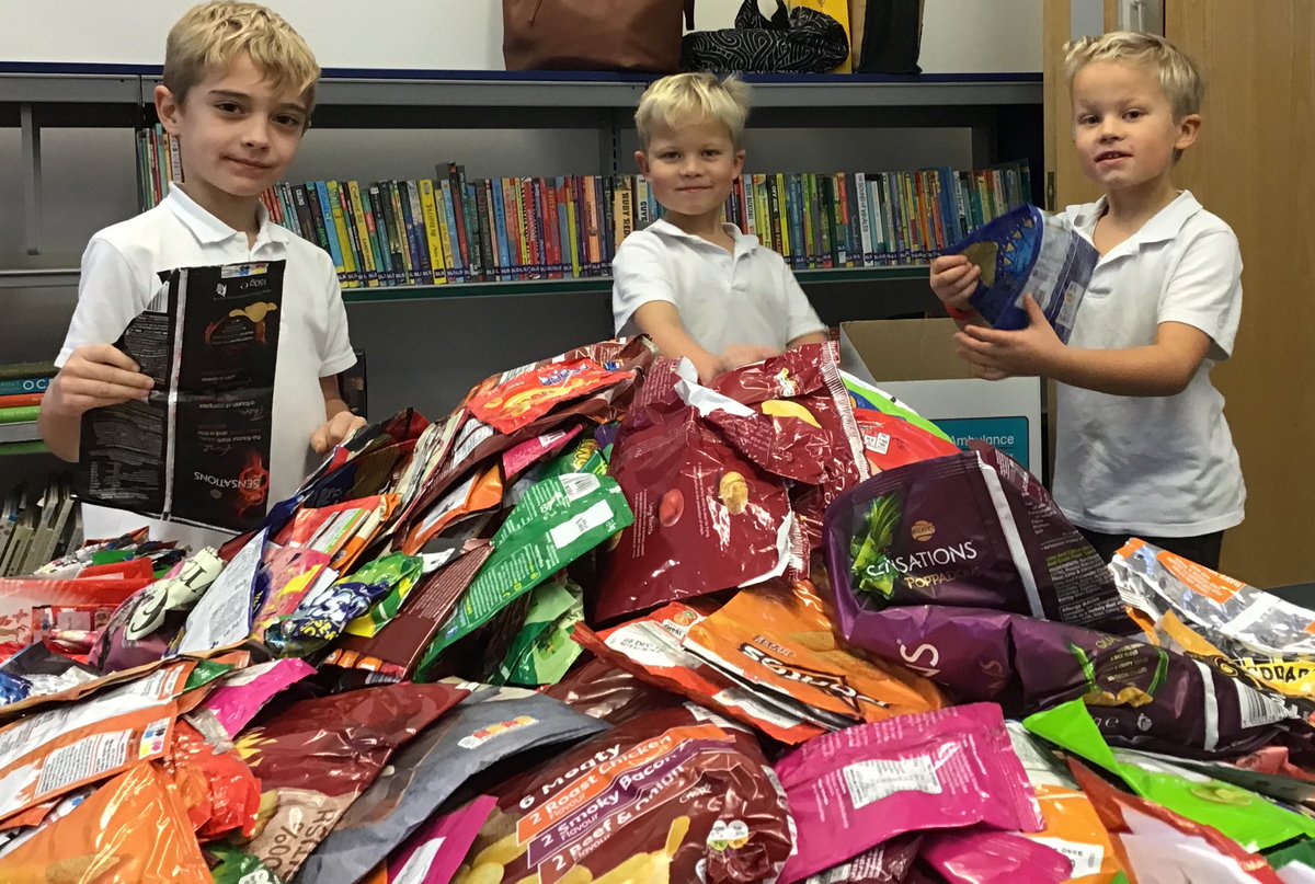 SidleshamSchool's tweet photo. Don't forget to keep saving your empty crisp packets to help raise vital funds for @airambulancekss which also saves them from going into landfill! Here's some helpful Hummingbirds sorting them ready to send them off for recycling. @GreenPlanetSPS #Recycling #CrispPackets https://t.co/3s9SepCAc1