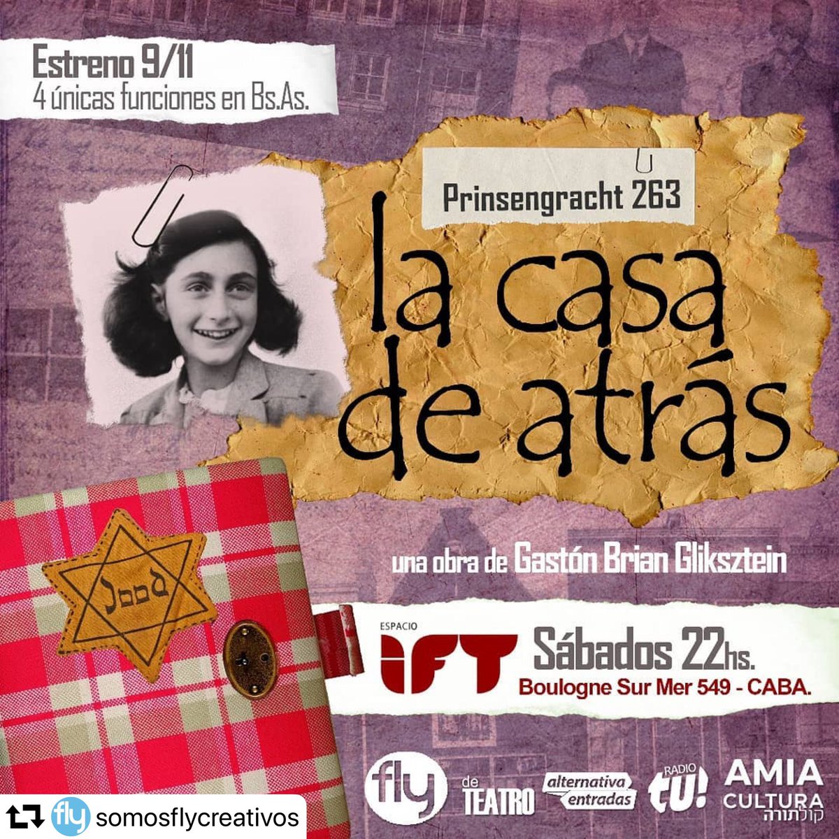 IftTeatro's tweet photo. Este Sábado hay función !!!!! https://t.co/59NDuMNam7