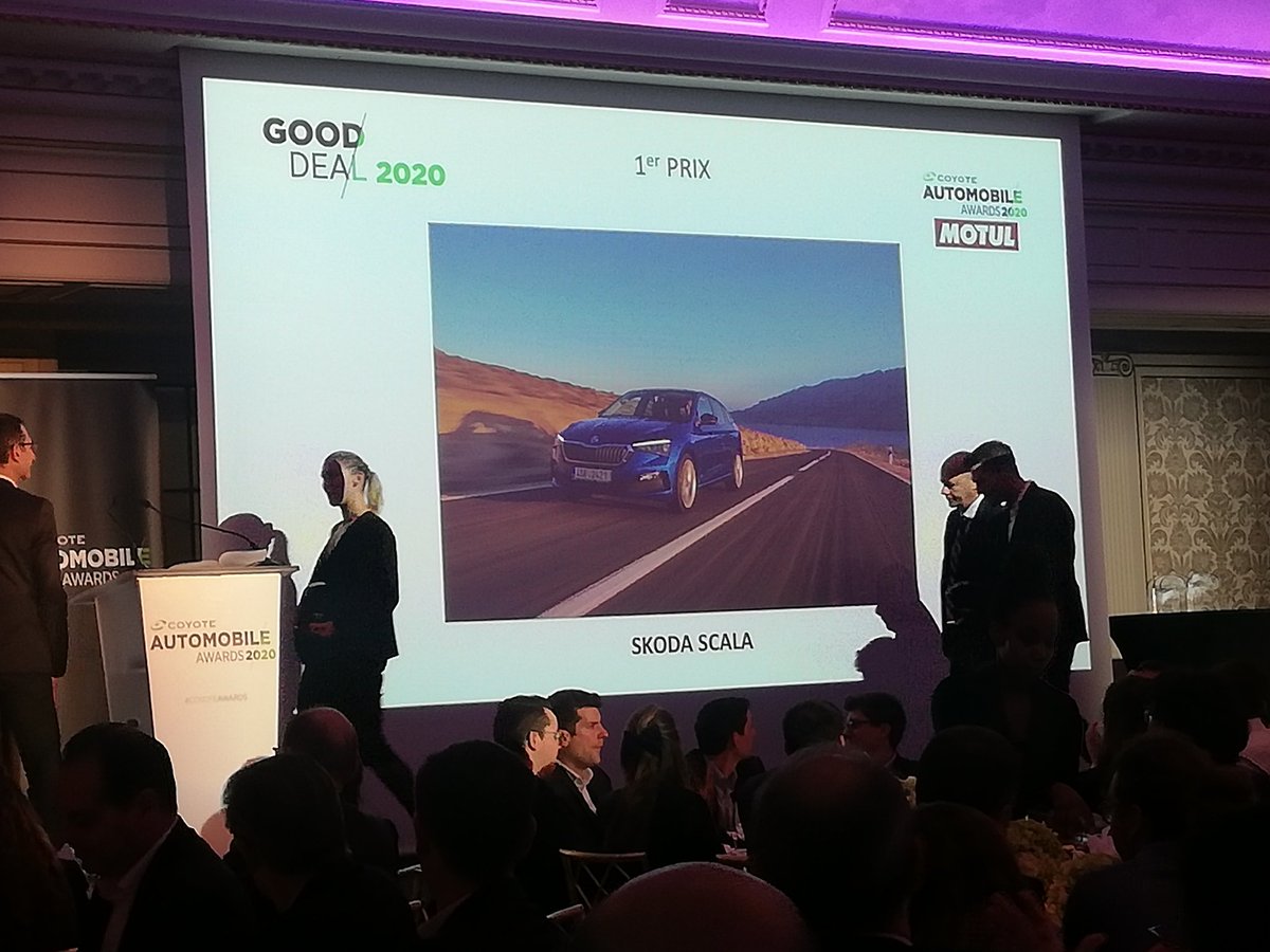 Gredy Raffin (@merci_gr3fy) on Twitter photo Moins de 20 000 euros de budget ? <a href="/Coyote_Officiel/">Coyote_Officiel</a> attribue le trophée #GoodDeal à <a href="/SkodaFrance/">Škoda France</a> pour la Scala. N'en déplaise à la Jimny et l'Arona Moins de 20 000 euros de budget ? <a href="/Coyote_Officiel/">Coyote_Officiel</a> attribue le trophée #GoodDeal à <a href="/SkodaFrance/">Škoda France</a> pour la Scala. N'en déplaise à la Jimny et l'Arona