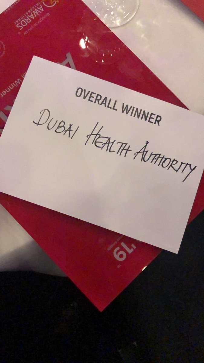 Manaltaryam's tweet photo. @DHA_Dubai is the overall winner of the @IntCXAwards @awardsinter for delivering the best customer experience globally for the services delivered at primary care level https://t.co/ieq2eKJObB
