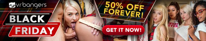 My favorite Virtual Reality is having a Black Friday sale!! Go check out @VRBangers for the best VR scenes