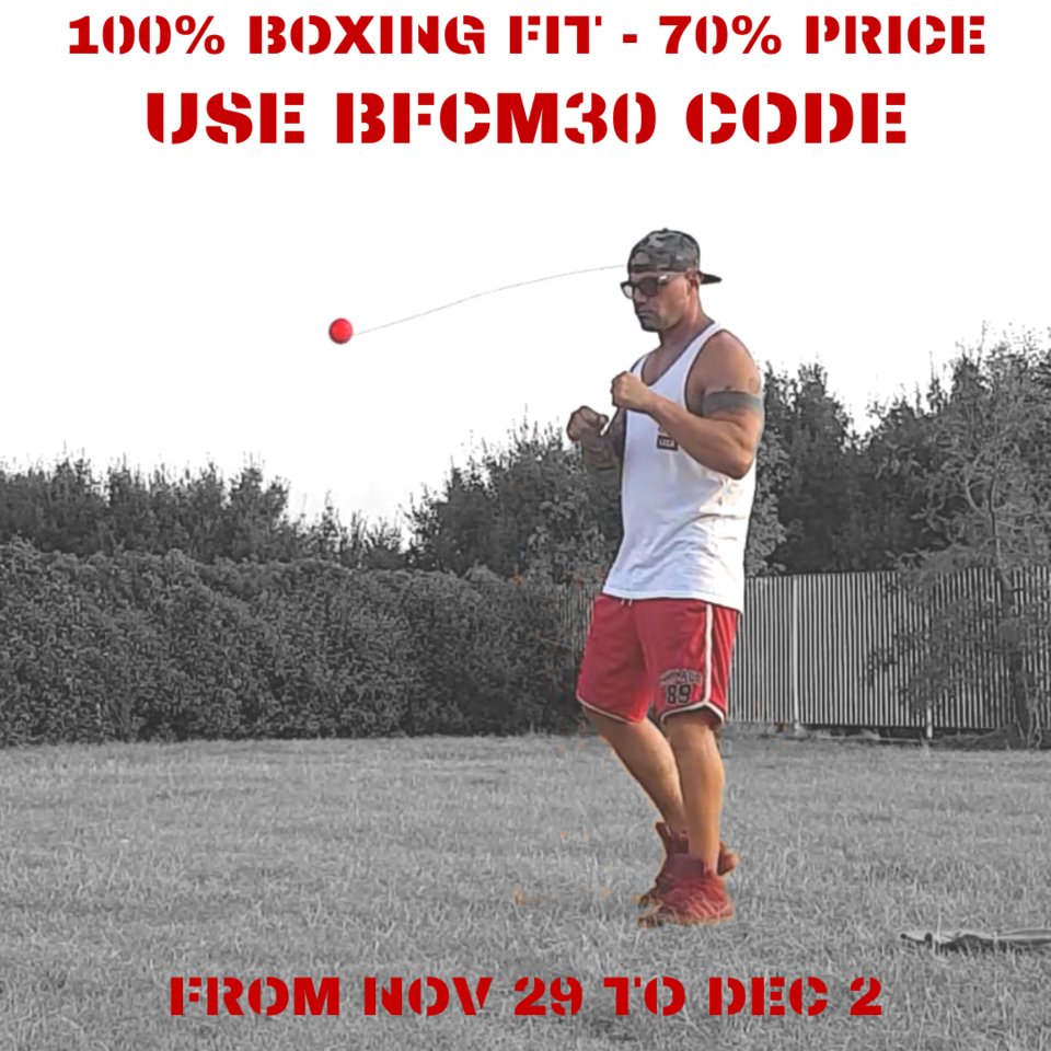 airboxe's tweet image. Get 100% Boxing Fit for 70% of the Price. Click on the link bit.ly/2pwDDZQ or use code BFCM30 at checkout for a 30% discount.
#airboxe #boxingfitness #boxingball #reflexball #boxingtraining #reflextraining #eyehandcoordination #bfcm #blackfriday