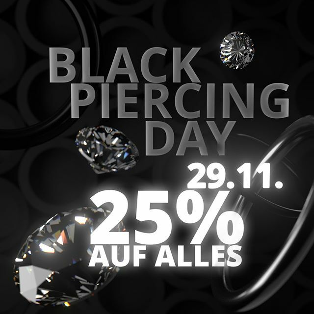 PIERCINGLINE's tweet image. Am 29.11. ist Black Piercing Day in unserem Shop. 
25% auf ALLES!! Rabattcode: BLACK2019

#piercingline #piercing #piercings #lobepiercing #helix #helixpiercing #earpiercing #berlin #piercingberlin #safepiercing #ilovepiercing #ilovepiercings #inspiratio… ift.tt/2DoWN7j