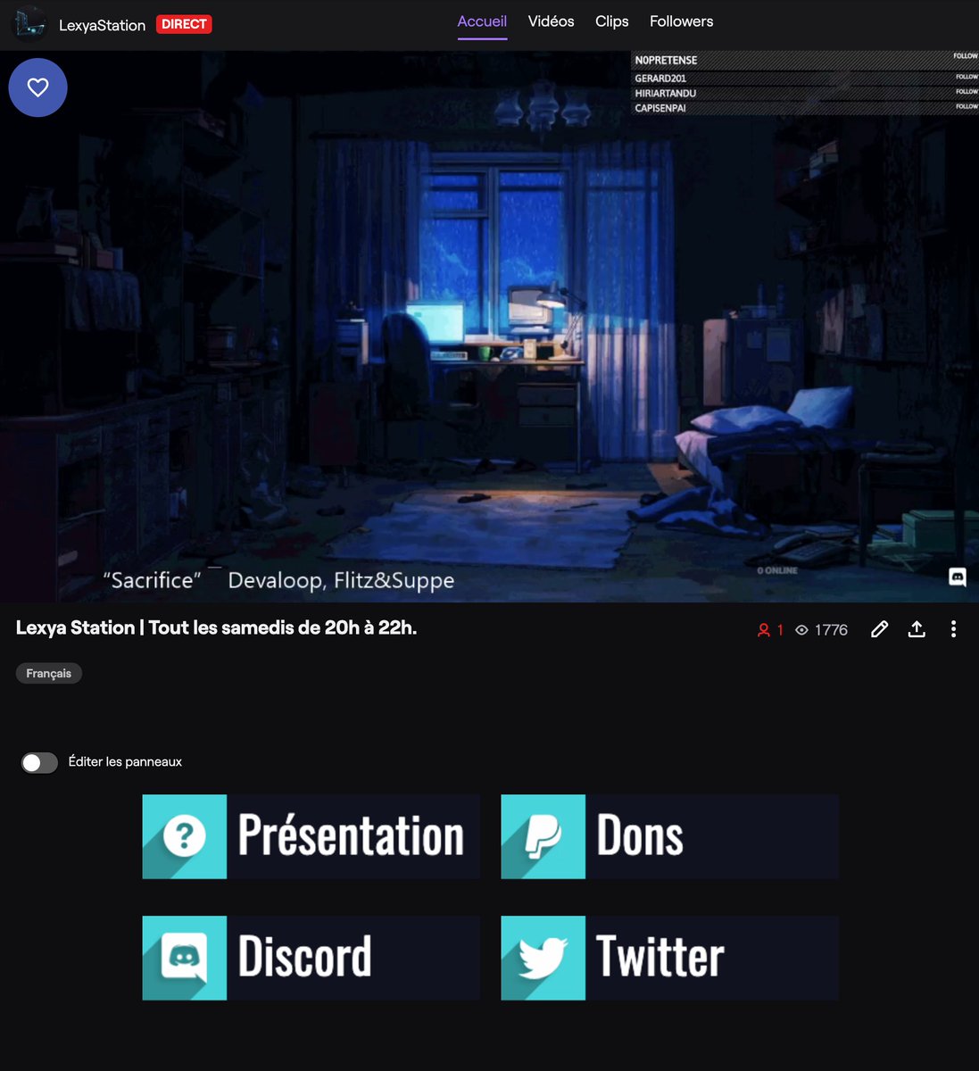 DiscordLexya's tweet photo. Bonsoir Lexya !

Quelques avancements sur la radio :

1 - Des tout nouveaux icônes avec des liens intégrés juste en dessous du stream !

2 - Un nouveau bouton interactif qui se situe en haut a gauche de l'ecran !

@L2on5 https://t.co/QW8RmaZ6Qa