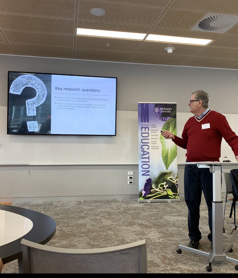 Kelly_Carabott's tweet photo. #iees2019 @MonashEducation thinking about the priorities and challenges for teaching writing in literary studies in secondary schools https://t.co/xplwm4euOS