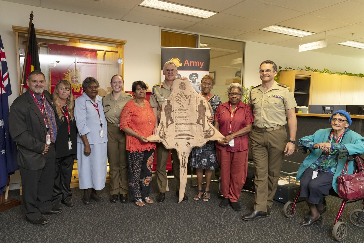 I was honoured to accept the Ode in the Murrawarri language from representatives of the Murrawarri people. This Ode was one of many recited as part of the Centenary of Anzac commemorations, to honour &amp; call home the spirits of Indigenous soldiers who fought &amp; fell in WWI.