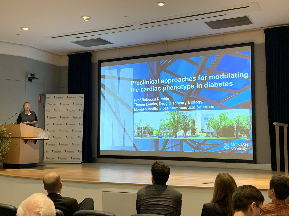VictorChangInst's tweet photo. Moving into diabetes and heart failure with Prof Rebecca Ritchie @rebeccahritchie from @MIPS_Australia #SCvS2019 https://t.co/wrOHpqXZ36