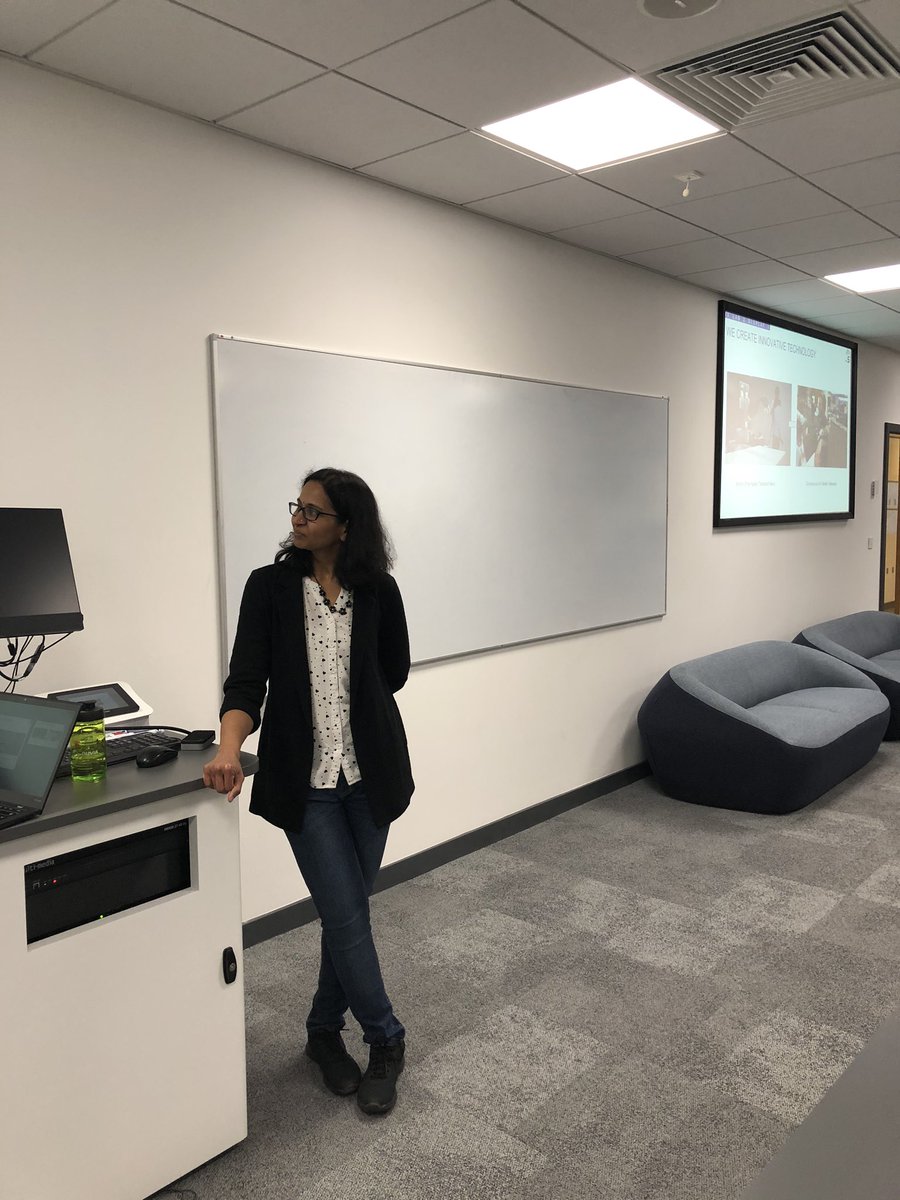 Great talk on tactile telerobotics by <a href="/RadhikaGudipati/">Radhika Gudipati</a> of <a href="/shadowrobot/">Shadow Robot</a> at <a href="/RoyalHolloway/">Royal Holloway</a> today. So happy to have her as an invited speaker!