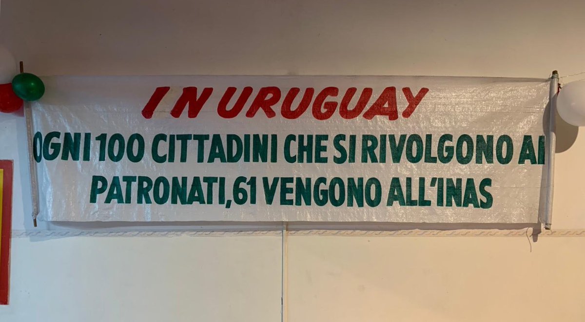 FurlanAnnamaria's tweet photo. L’incontro stasera a Montevideo con la comunita’ italiana e gli operatori dell’@InasCisl che da 34 anni si occupa dei problemi dei nostri connazionali in Uruguay. Una straordinaria attivita’ al servizio delle persone e dei piu’ deboli. https://t.co/FVsMma5ucE