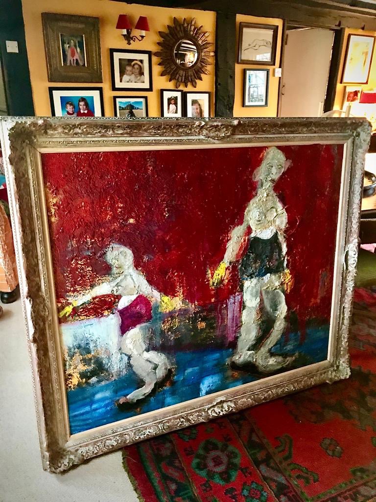 LearningEy's tweet image. I gaze at this masterpiece and think how lucky we are to own this amazing piece of art work from such an inspirational artist. Lena Pomford you rock xx @jan_dubiel @OriginalArts1 #originalartontwitter #supportlocalart #originalartwork #originalart