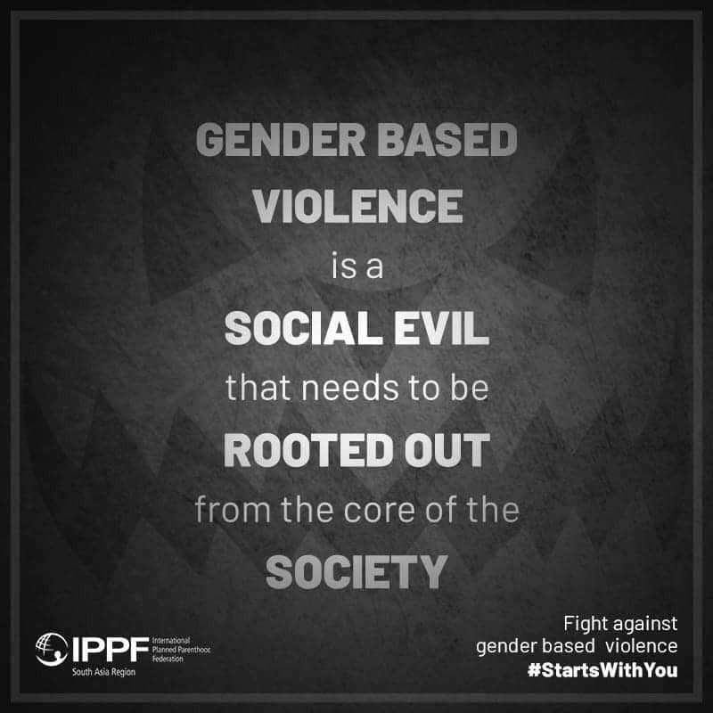 Gender-based discrimination is the worst form of discrimination. Join us in this fight against violence and let’s demand for a life of dignity for every individual, it #StartsWithYou Raise your voice: bit.ly/34wwoQm